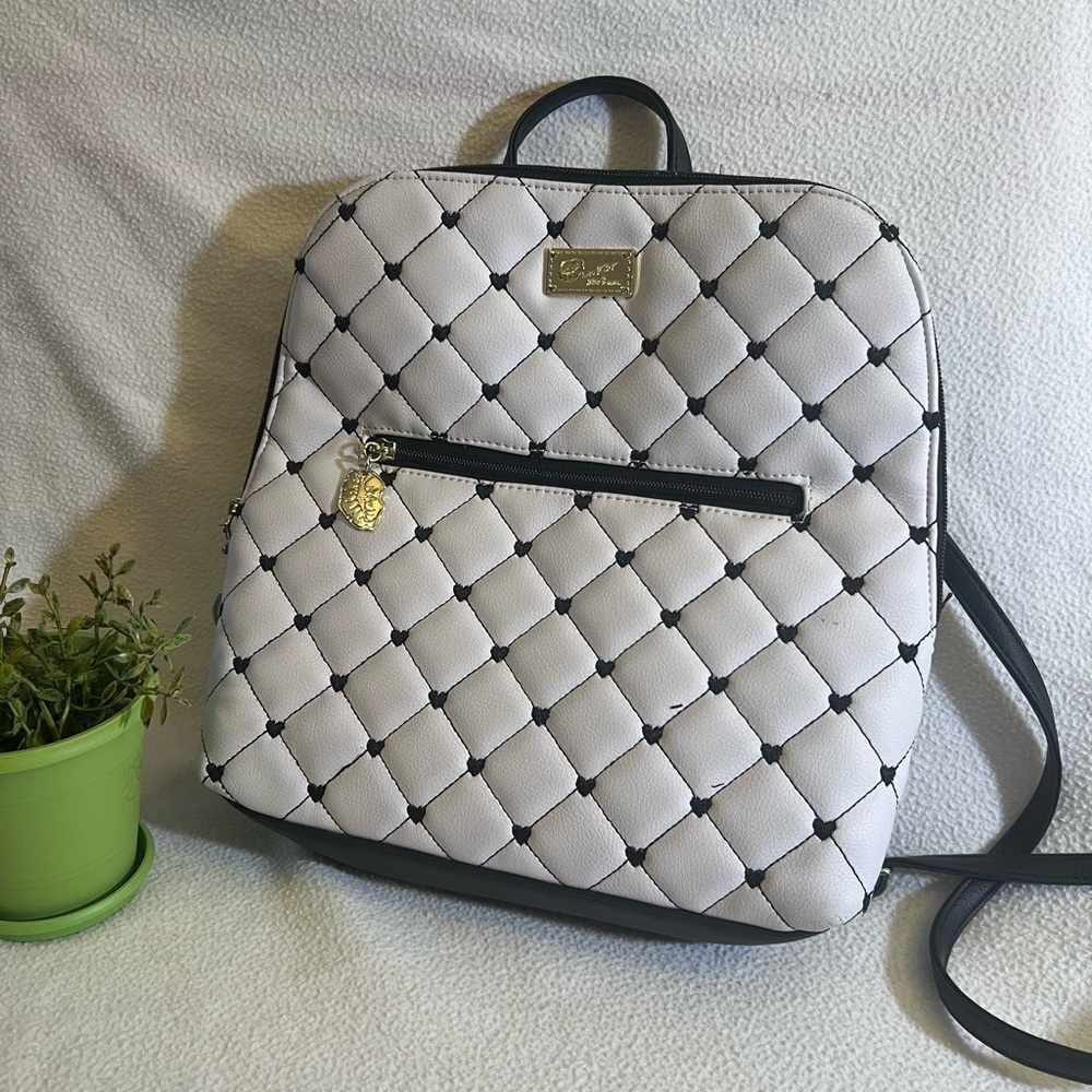 Betsy Johnson Quilted Backpack